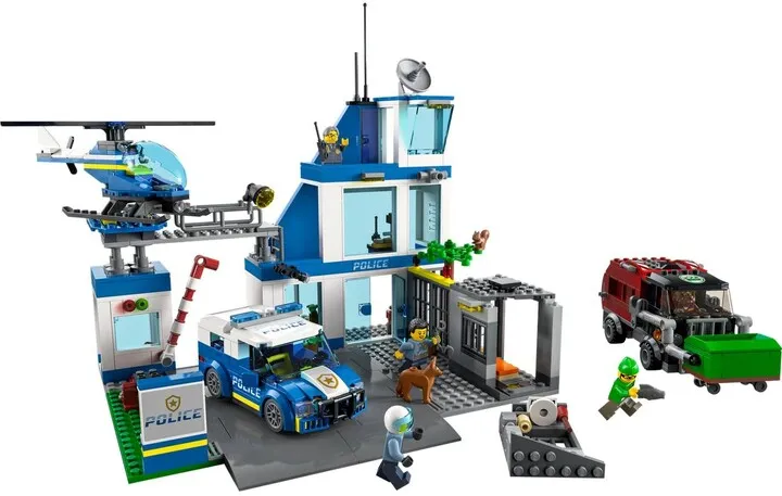 Set lodër LEGO City 60316 Police Station, 668 pjesë - 2