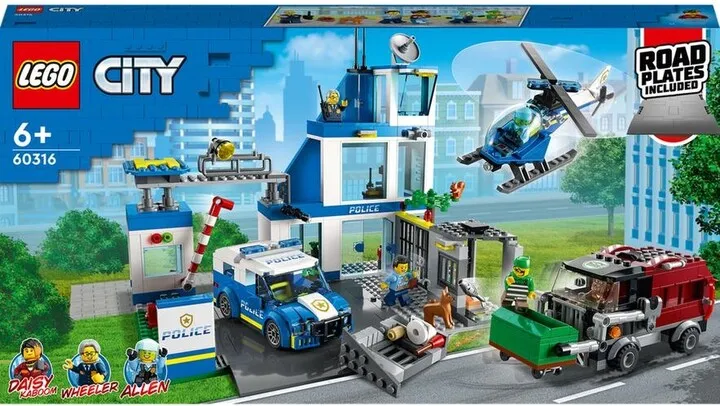 Set lodër LEGO City 60316 Police Station, 668 pjesë - 6