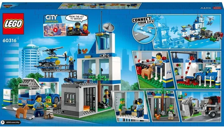 Set lodër LEGO City 60316 Police Station, 668 pjesë - 7