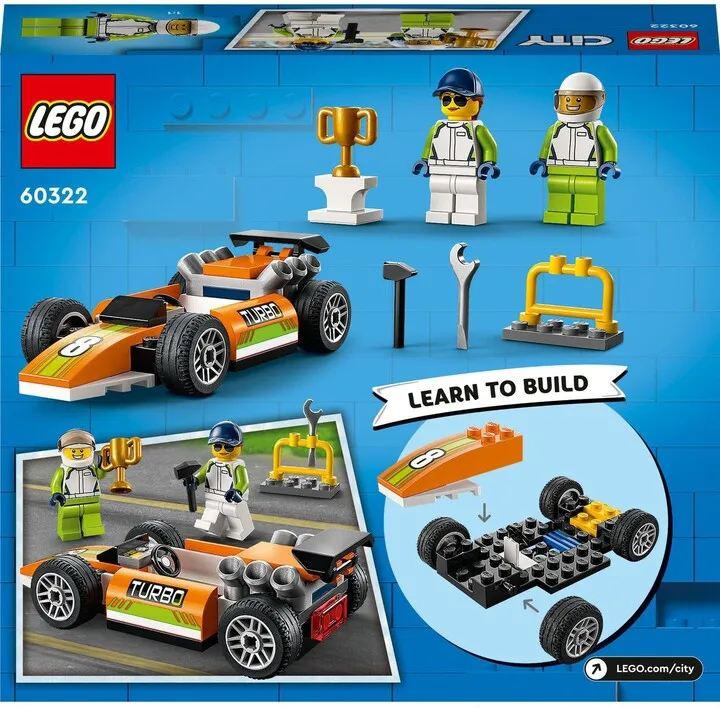 Set LEGO City 60322 Racing Car - 7