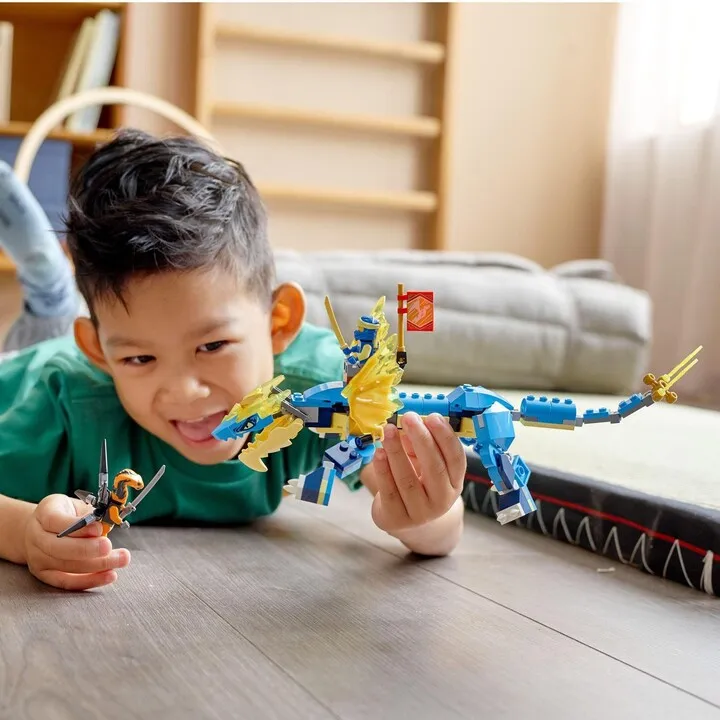Set lodër LEGO Ninjago 71760 Jay's Stormy Dragon EVO, 140 pjesë - 3