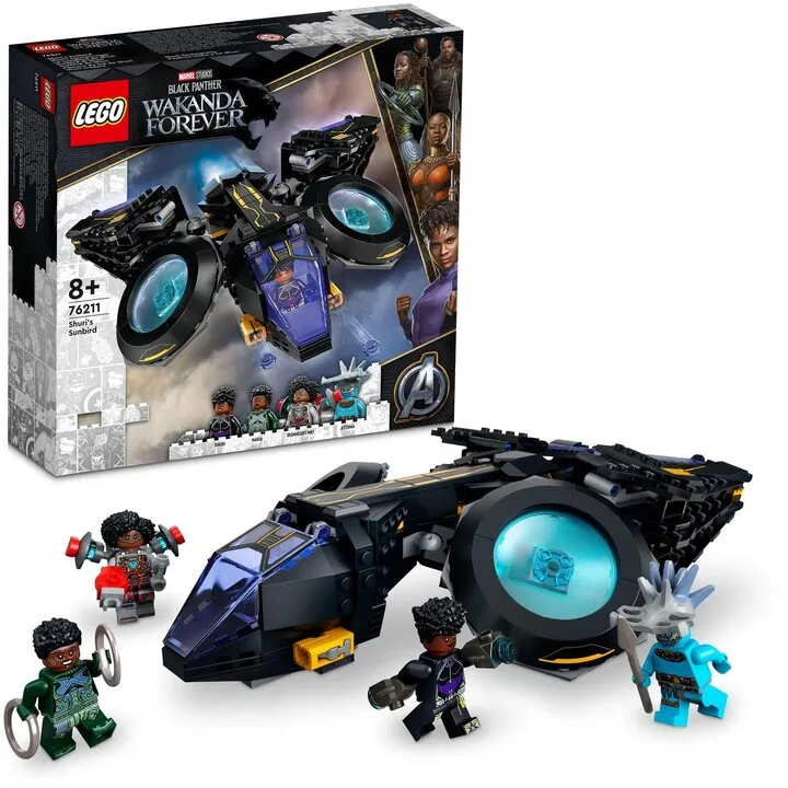 Set LEGO® Marvel 76211 Shuri's Sunbird Jet, 355 pjesë - 1