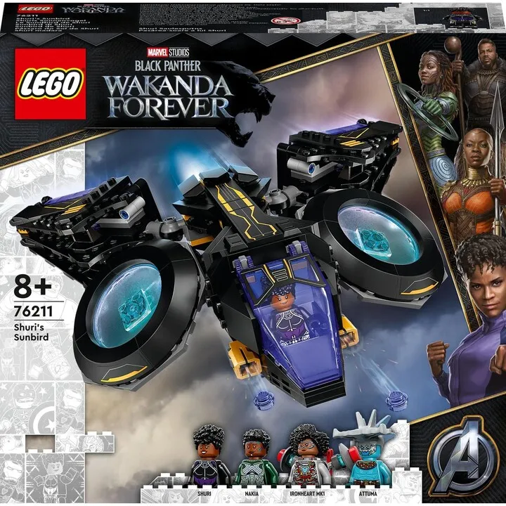 Set LEGO® Marvel 76211 Shuri's Sunbird Jet, 355 pjesë - 9