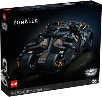 Set lodër LEGO® DC Comics Super Heroes 76240 Batmobil Tumbler, 2,049 pjesë