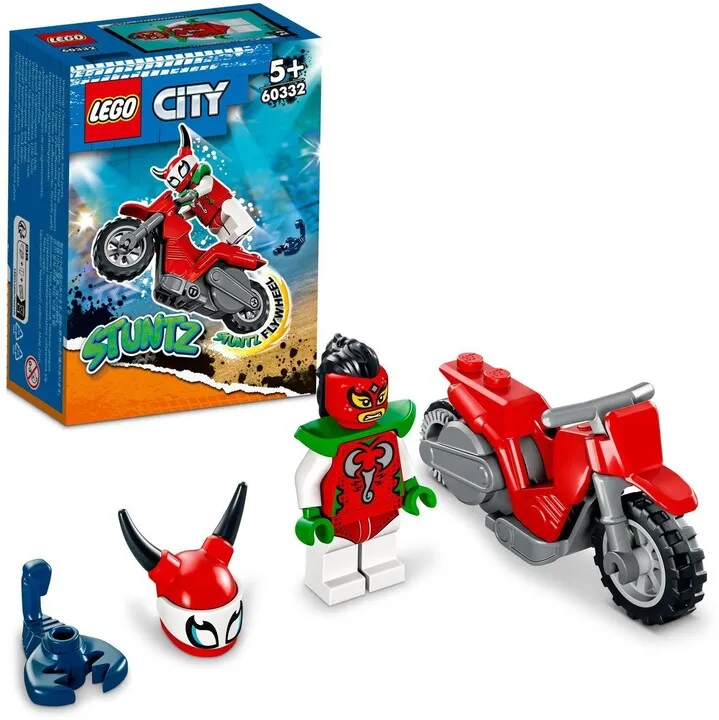 Set lodër LEGO® City 60332 Scorpion stunt bike, 15 pjesë - 1