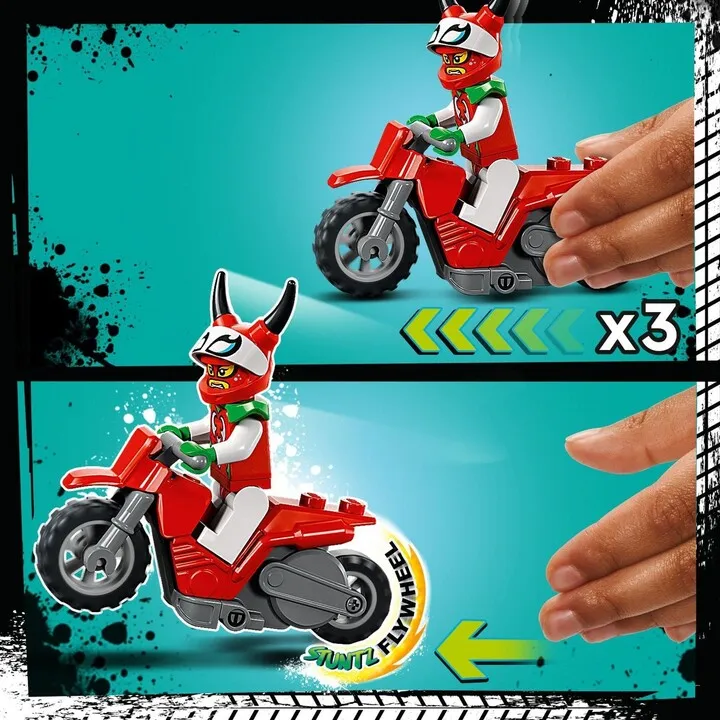 Set lodër LEGO® City 60332 Scorpion stunt bike, 15 pjesë - 6
