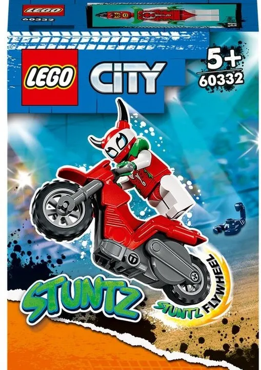 Set lodër LEGO® City 60332 Scorpion stunt bike, 15 pjesë - 9