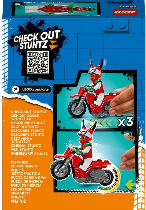 Set lodër LEGO® City 60332 Scorpion stunt bike, 15 pjesë - 10