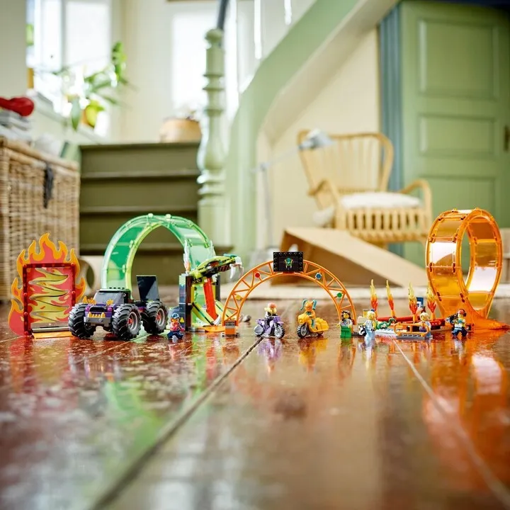 Set lodër LEGO® City 60339 Stunt Double Loop, 598 pjesë - 5