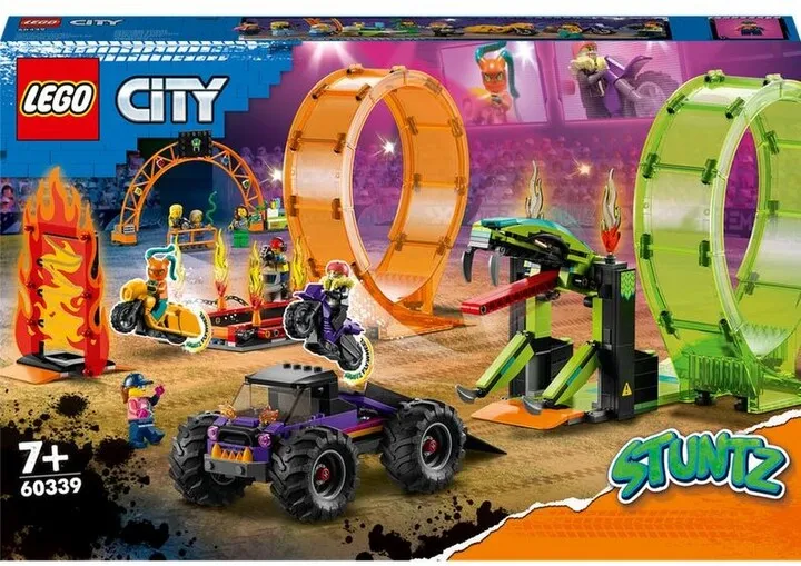 Set lodër LEGO® City 60339 Stunt Double Loop, 598 pjesë - 9
