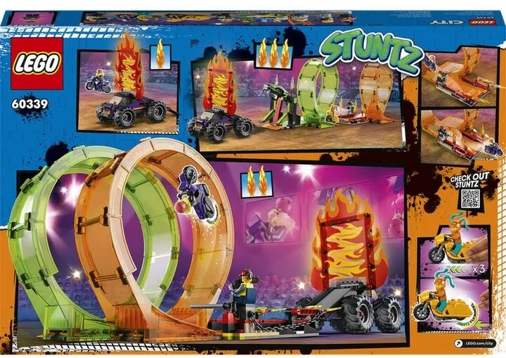 Set lodër LEGO® City 60339 Stunt Double Loop, 598 pjesë - 10