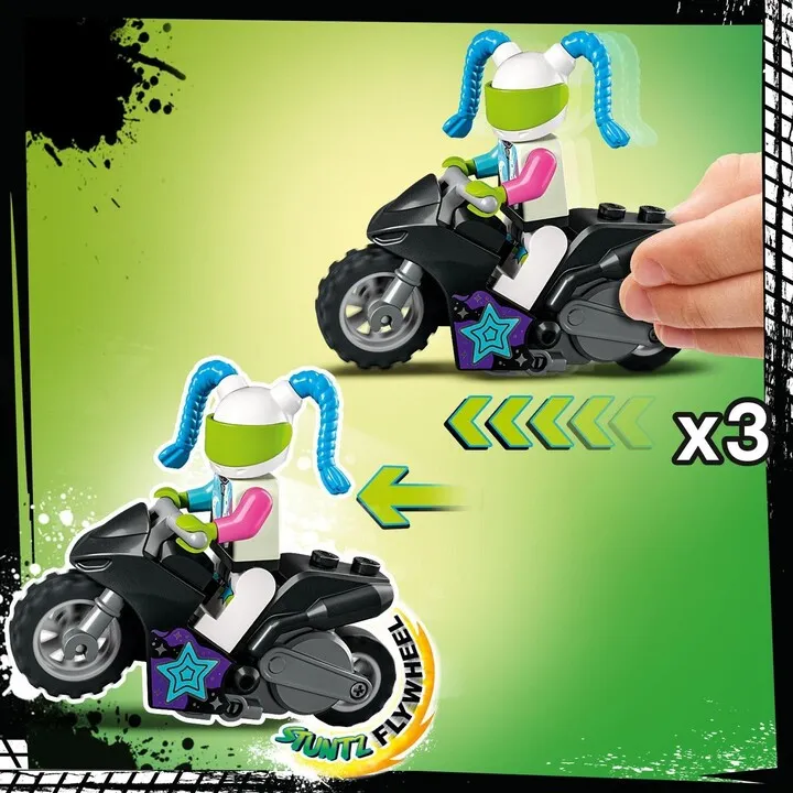 Set lodër LEGO® City 60341 Hammer Stunt Challenge, 117 pjesë - 6