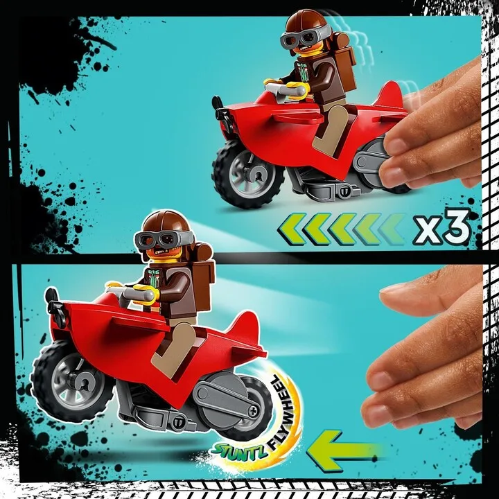 Set lodër LEGO® City 60342 Shark Stunt Challenge, 122 pjesë - 6