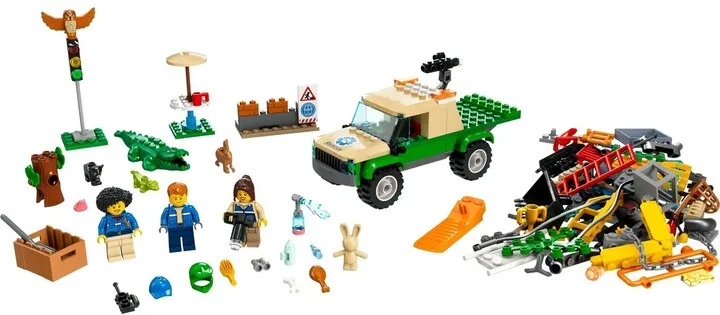 Set lodër LEGO® City 60353 Rescue missions in the wild, 246 pjesë - 2