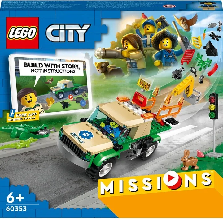 Set lodër LEGO® City 60353 Rescue missions in the wild, 246 pjesë - 9