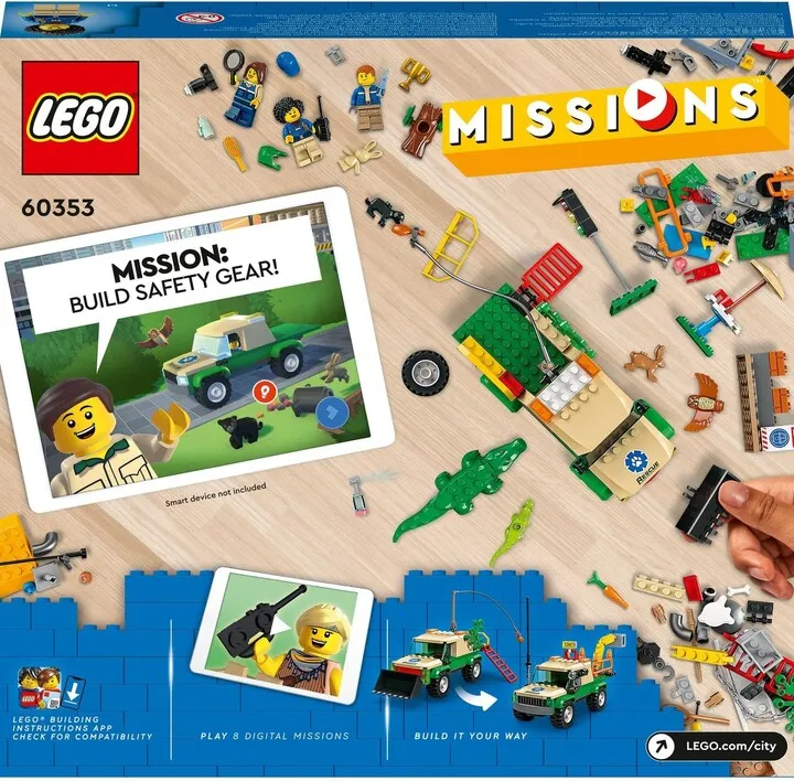 Set lodër LEGO® City 60353 Rescue missions in the wild, 246 pjesë - 10