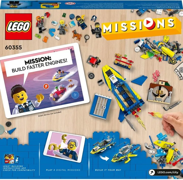 Set lodër LEGO® City 60355 Coast Guard Detective Mission, 278 pjesë - 10
