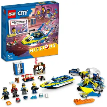 Set lodër LEGO® City 60355 Coast Guard Detective Mission, 278 pjesë