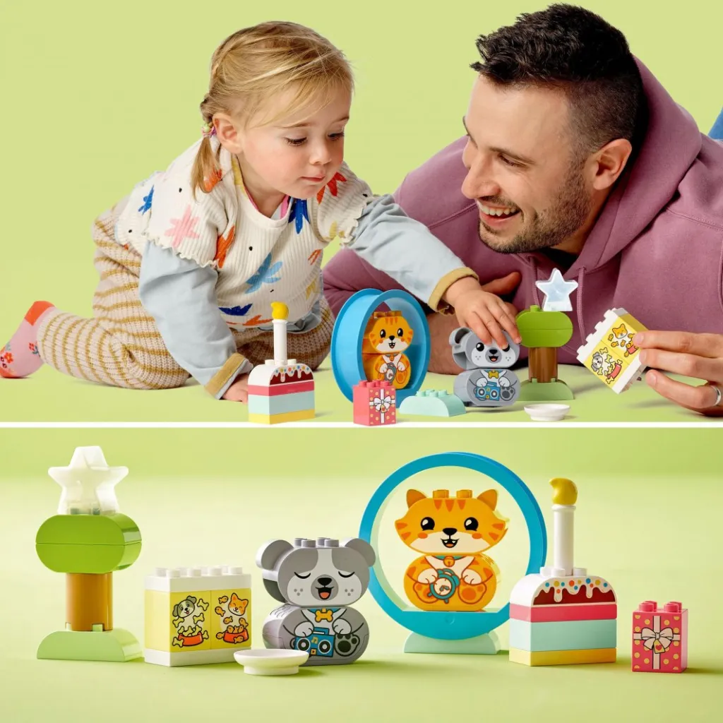Set lodër LEGO® DUPLO® 10977 My first puppy and kitten making sounds, 22 pjesë - 6