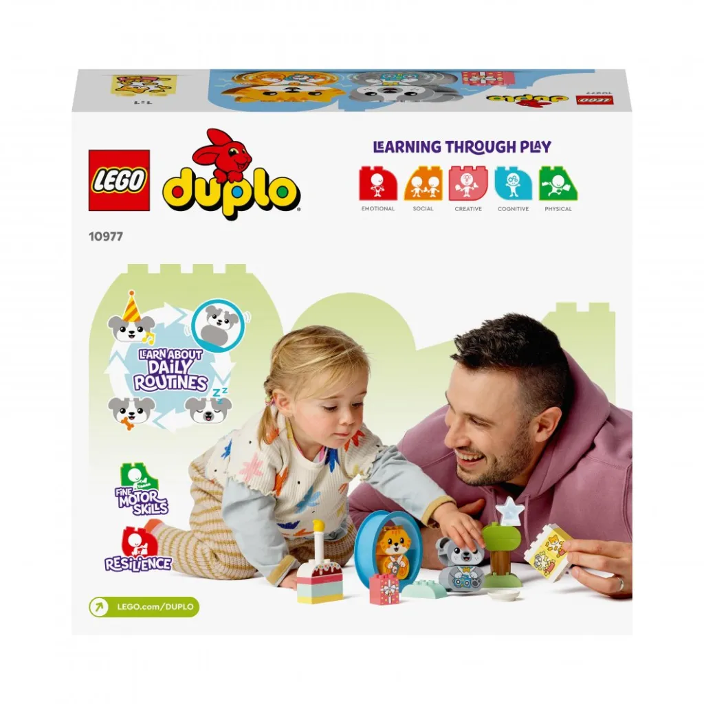 Set lodër LEGO® DUPLO® 10977 My first puppy and kitten making sounds, 22 pjesë - 7