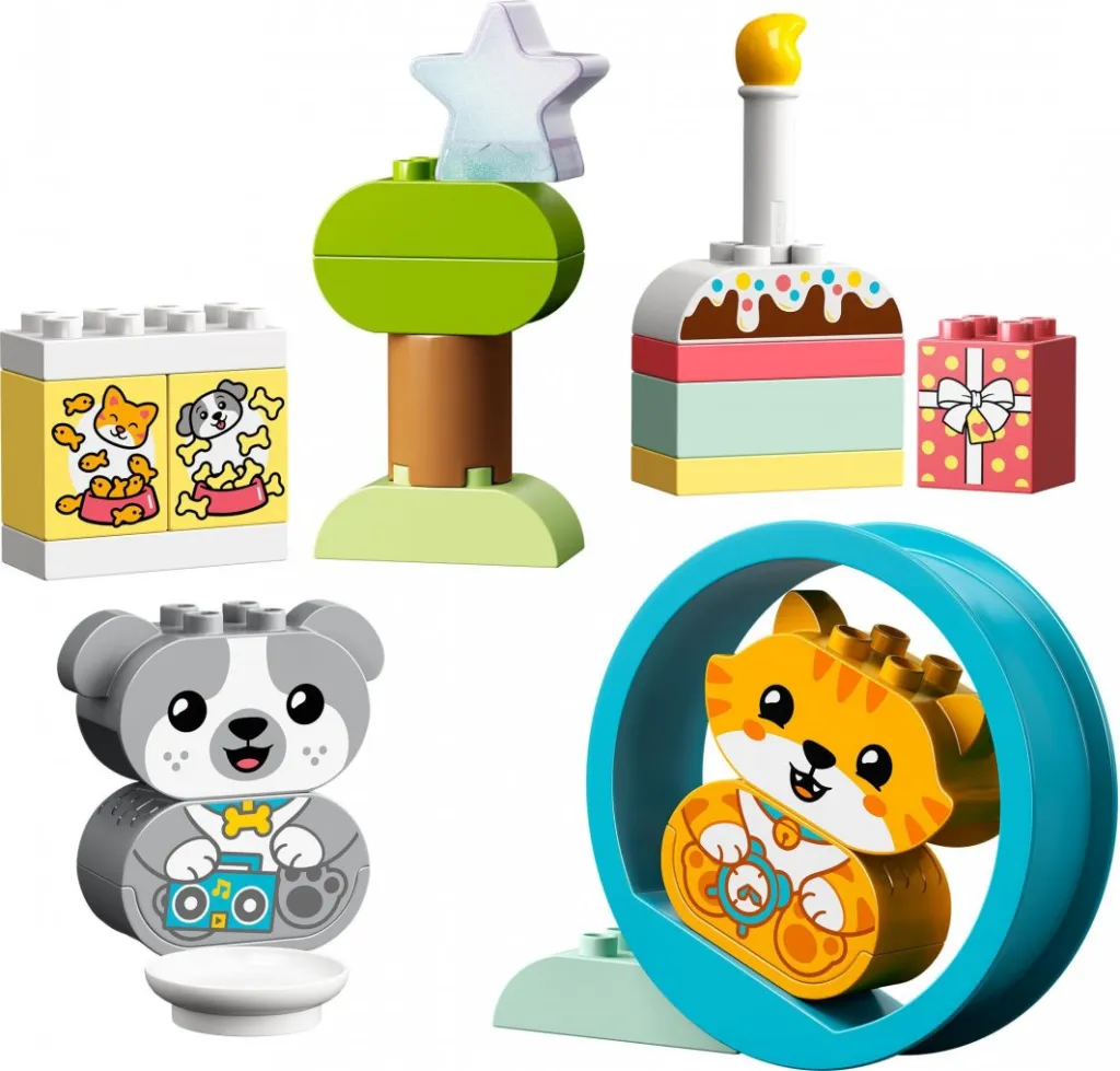 Set lodër LEGO® DUPLO® 10977 My first puppy and kitten making sounds, 22 pjesë - 8
