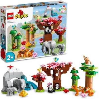 Set lodër LEGO® DUPLO® 10974 Wildlife of Asia, 118 pjesë