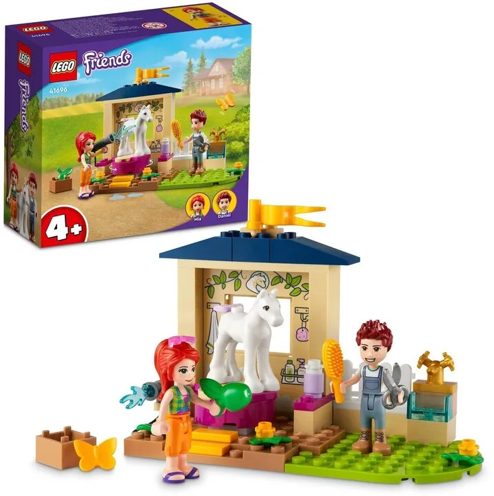 Set lodër LEGO® Friends 41696 Pony cleaning in the stable, 60 pjesë - 1