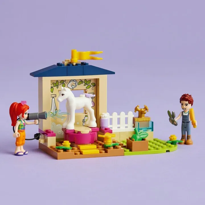 Set lodër LEGO® Friends 41696 Pony cleaning in the stable, 60 pjesë - 5