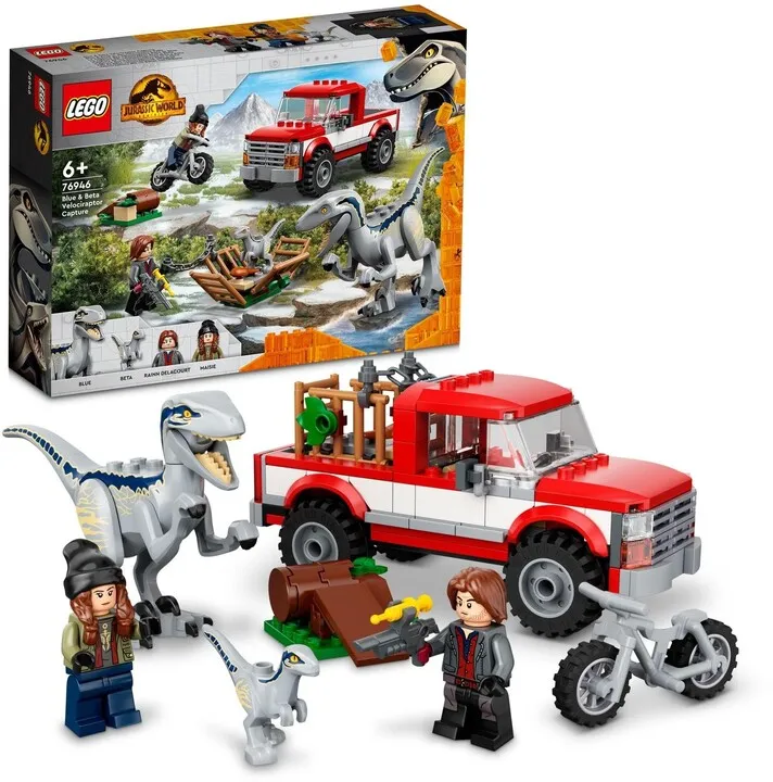 Set LEGO® Jurassic World™ 76946 Blue and Beta velociraptor capture - 1