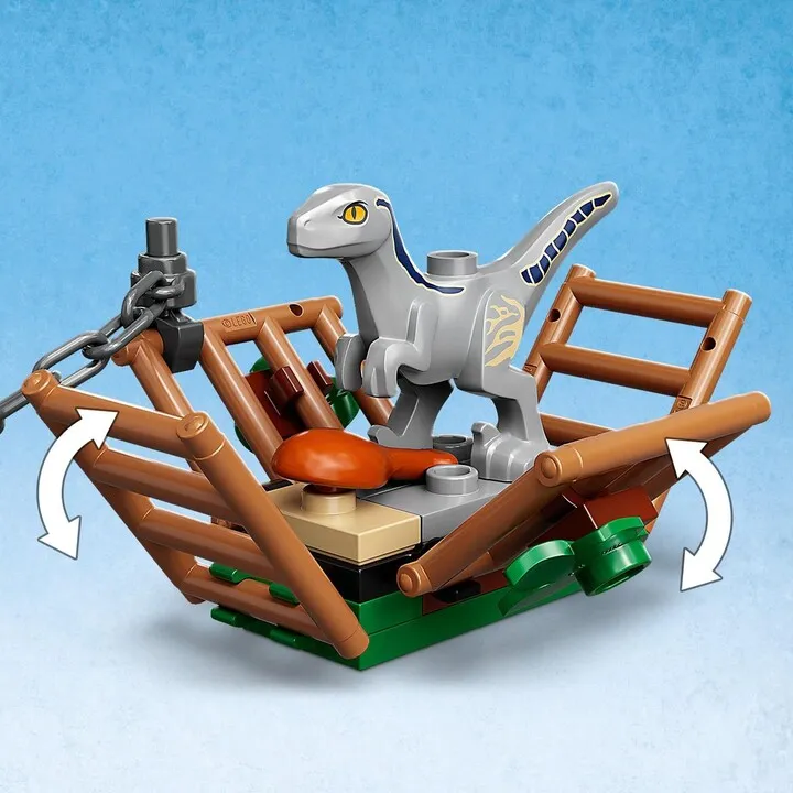 Set LEGO® Jurassic World™ 76946 Blue and Beta velociraptor capture - 6