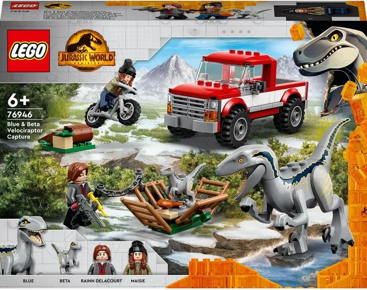 Set LEGO® Jurassic World™ 76946 Blue and Beta velociraptor capture - 9