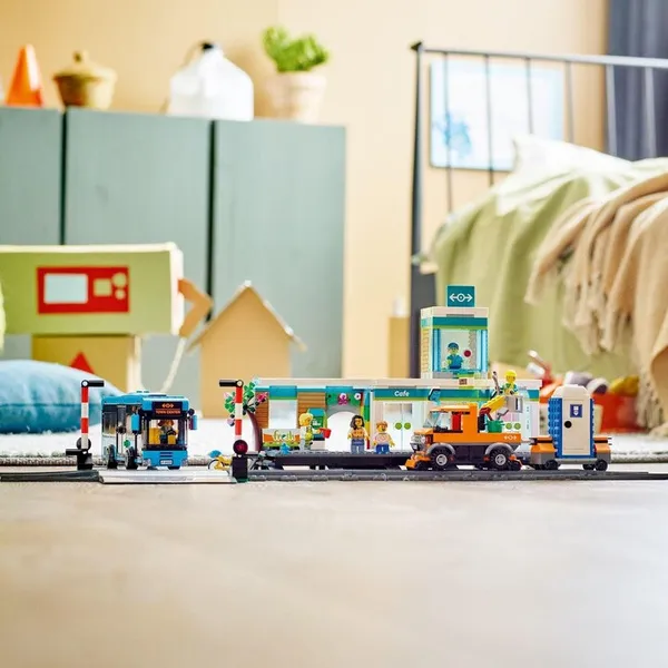 Set lodër LEGO® City 60335 Railway Station, 907 pjesë - 4
