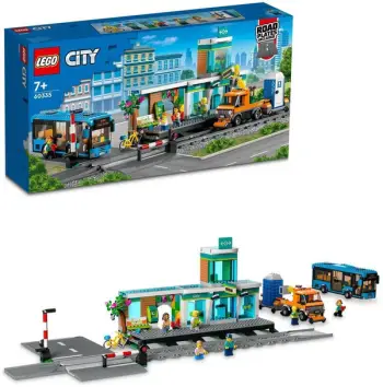 Set lodër LEGO® City 60335 Railway Station, 907 pjesë