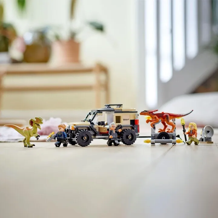 Set LEGO® Jurassic World™ 76951 Pyroraptor and Dilophosaurus Transporter - 5