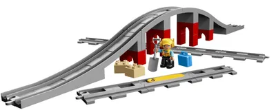 Set LEGO DUPLO® Town 10872 Train accessories - bridge and tracks - 2