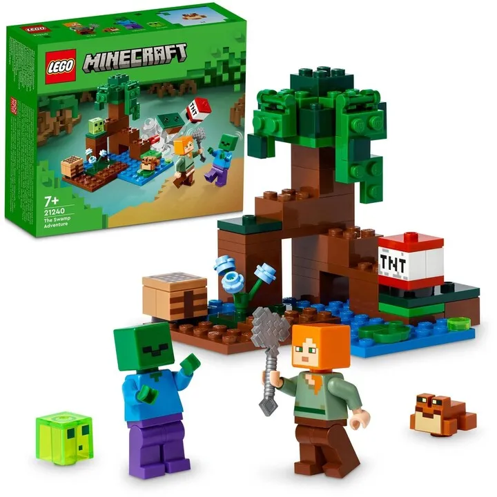 Set LEGO® Minecraft 21240 Swamp Adventure, 65 pjesë - 1