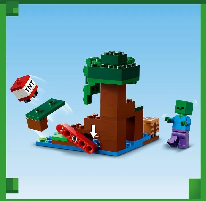 Set LEGO® Minecraft 21240 Swamp Adventure, 65 pjesë - 8