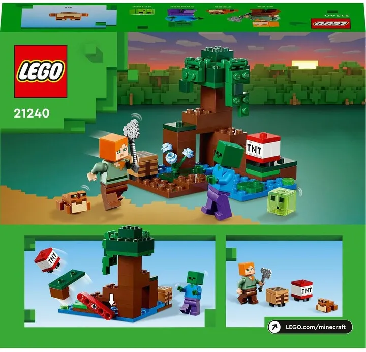 Set LEGO® Minecraft 21240 Swamp Adventure, 65 pjesë - 10