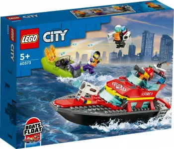 Set LEGO® City 60373 Fire Rescue Boat and Boat, 144 pjesë
