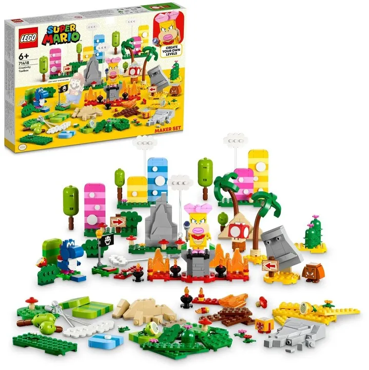 Set LEGO® Super Mario™ 71418 Creative box, 588 pjesë - 1
