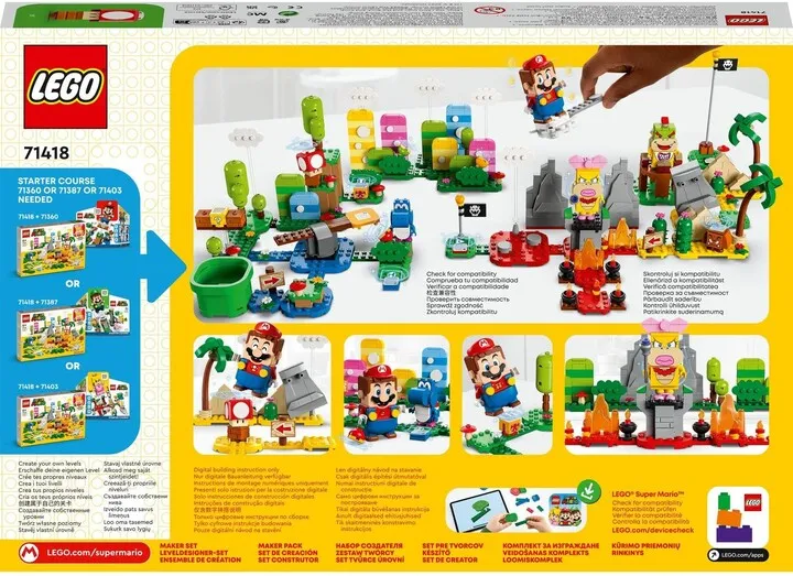 Set LEGO® Super Mario™ 71418 Creative box, 588 pjesë - 10