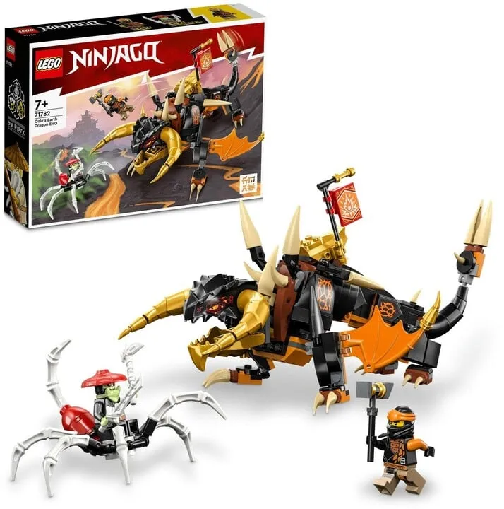 Set LEGO® NINJAGO® 71782 Cole's Earth Dragon EVO, 285 pjesë - 1