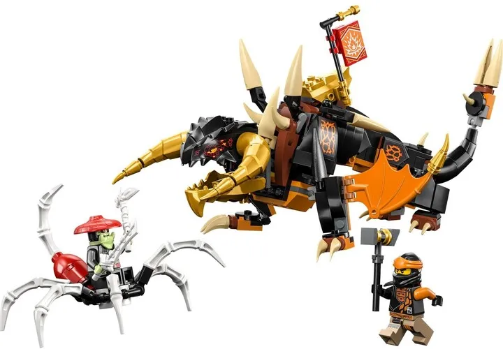 Set LEGO® NINJAGO® 71782 Cole's Earth Dragon EVO, 285 pjesë - 2