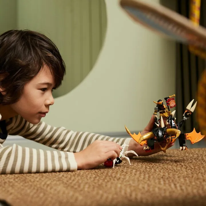 Set LEGO® NINJAGO® 71782 Cole's Earth Dragon EVO, 285 pjesë - 3