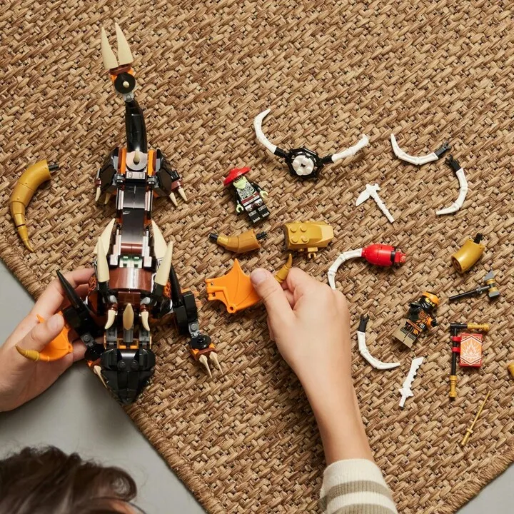 Set LEGO® NINJAGO® 71782 Cole's Earth Dragon EVO, 285 pjesë - 4