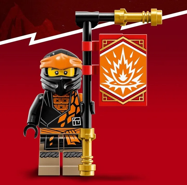 Set LEGO® NINJAGO® 71782 Cole's Earth Dragon EVO, 285 pjesë - 7
