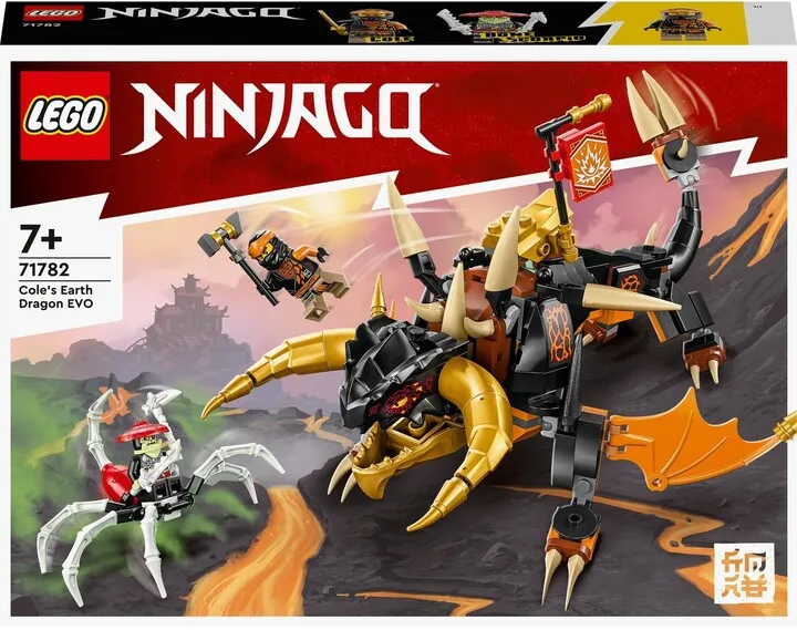 Set LEGO® NINJAGO® 71782 Cole's Earth Dragon EVO, 285 pjesë - 9