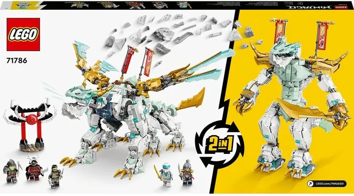 Set LEGO® NINJAGO® 71786 Zane's Ice Dragon, 973 pjesë - 10