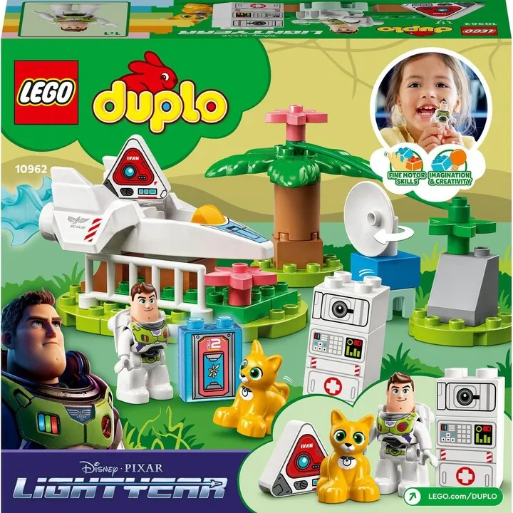 Set lodër LEGO® DUPLO® 10962 Buzz Rocket Mission, 37 pjesë - 10