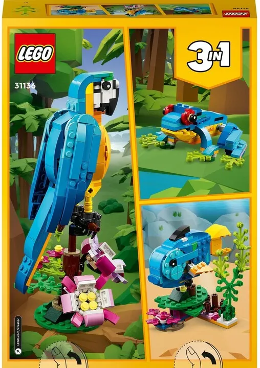 Set LEGO® Creator 31136 Exotic parrot, 253 pjesë - 10